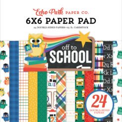 Echo Park Papel de Scrapbooking Off To School