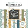 Echo Park Papel de Scrapbooking Special Delivery Baby Boy