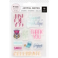 American Crafts Carimbos Joyful Notes