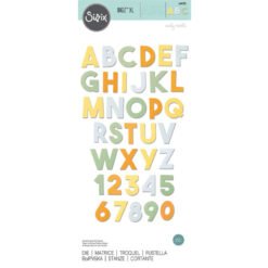 Sizzix Cortante Bigz XL by Emily Tootle – Chunky Alphabet