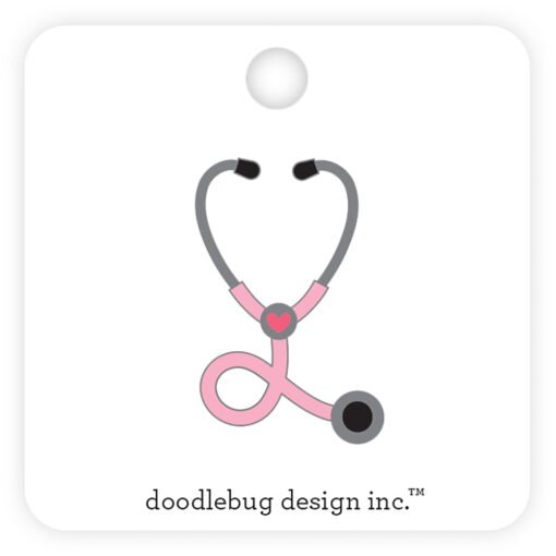 Doodlebug Design Pin de Coleção Healthy Heart