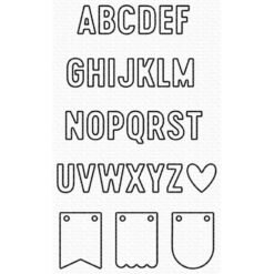 My Favorite Things Die-namics Bitty Banner Alphabet