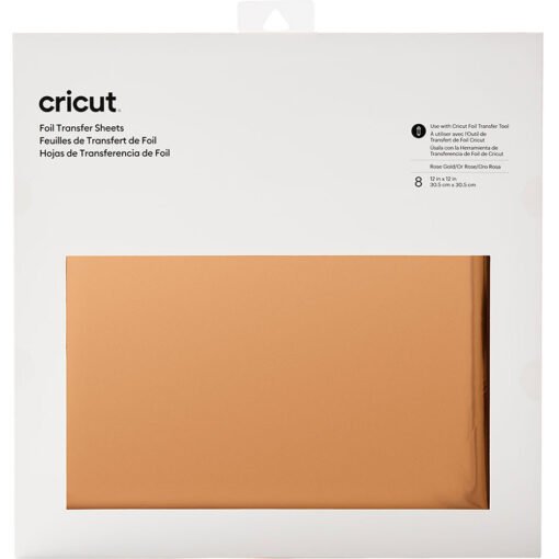 Cricut Folhas de Transferência Foil Ouro Rosa