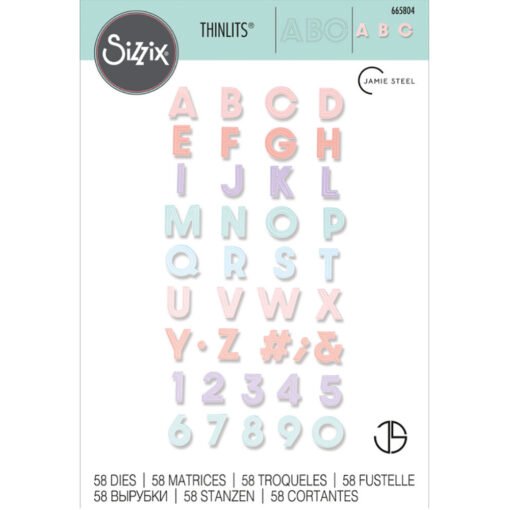 Sizzix Cortante Thinlits by Jamie Steel - Spring Type