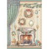 Stamperia Papel Arroz A4 The Nutcracker – Chimney Clock and Chair