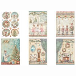 Stamperia Kit 6 Papeis Arroz A4 The Nutcracker – Chimney