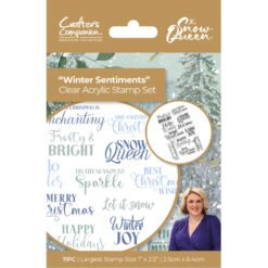 Crafter's Companion Carimbos Winter Sentiments