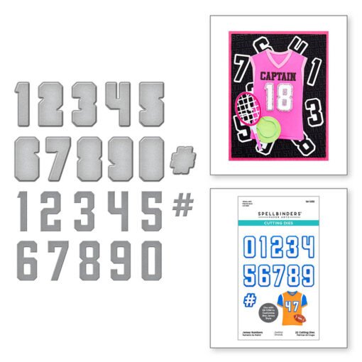 Spellbinders Cortantes Jersey Numbers