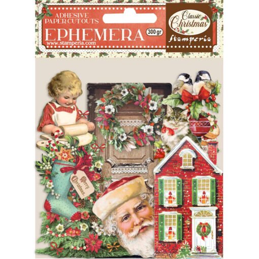 Stamperia Ephemera Adesivo Classic Christmas