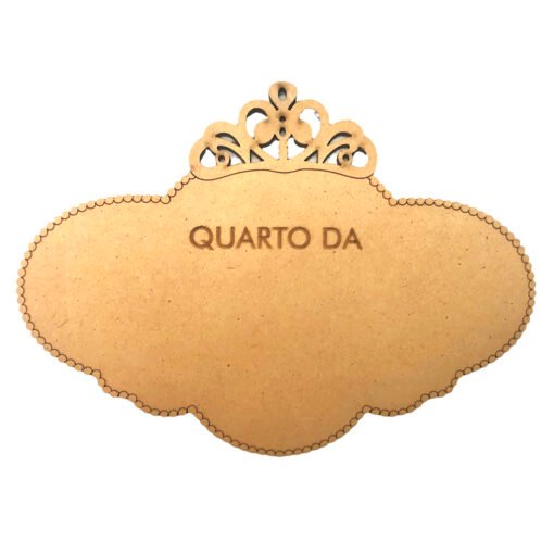 Placa em Madeira "Quarto da"