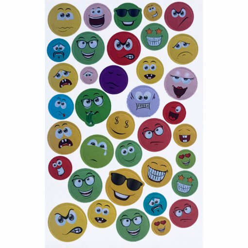 Autocolantes Emojis - 10 Folhas