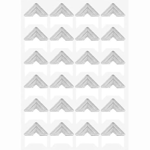 Cantos de Foto Adesivos Prata