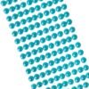 Meias Pérolas Adesivas Azuis 6mm - 216 pcs