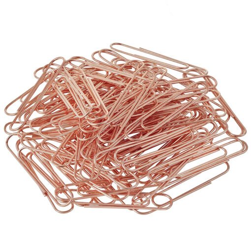 Clips Ouro Rosa 50mm - 20 pcs