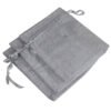 Saco de Organza Cinza 11x8cm