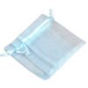 Saco de Organza Azul Claro 11x8cm