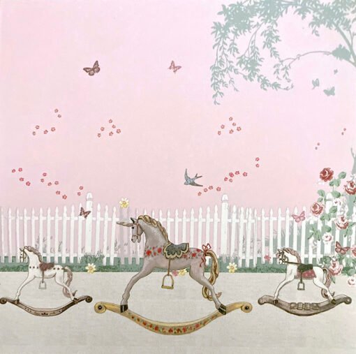 Folha de Papel de Scrapbooking It's a Girl 4 30x30cm