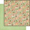 Folha de Papel de Scrapbooking Best Wishes 20x20cm