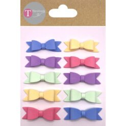 Laços em EVA Coloridos – 10 pcs