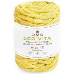 Novelo de Algodão Eco Vita 12 - Amarelo