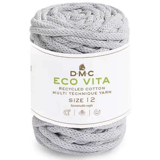 Novelo de Algodão Eco Vita 12 - Cinza