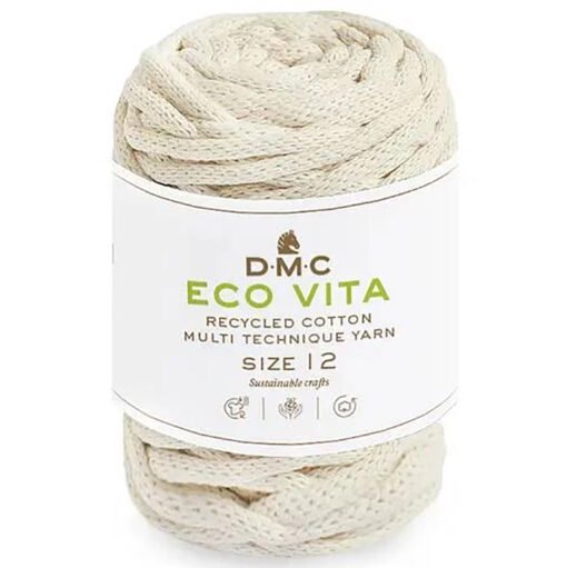 Novelo de Algodão Eco Vita 12 - Branco