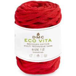 Novelo de Algodão Eco Vita 12 - Vermelho
