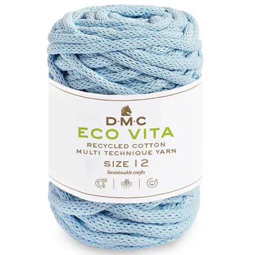 Novelo de Algodão Eco Vita 12 - Azul Claro