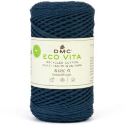 Novelo de Algodão Eco Vita 4 - Azul Marinho