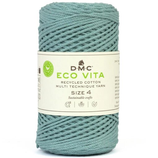 Novelo de Algodão Eco Vita 4 - Celeste