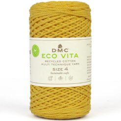 Novelo de Algodão Eco Vita 4 - Amarelo