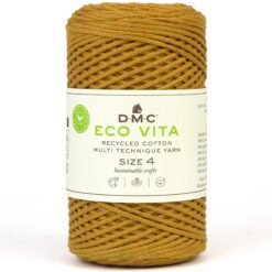 Novelo de Algodão Eco Vita 4 - Mostarda