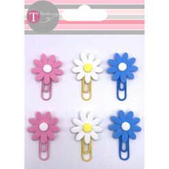Clips Flor em EVA – 6 pcs