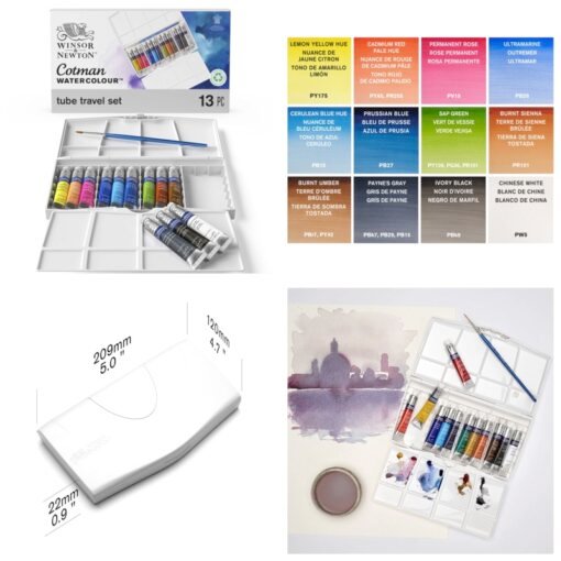 Aquarelas Cotman Set Tubos Travel – 13 pcs