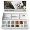 Aquarelas Cotman Set Metallic Pocket – 9 pcs
