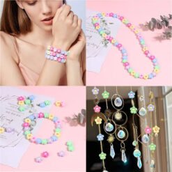 Contas Flores Coloridas 12mm – 100 pcs