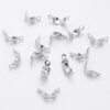 Fechos para Extremidade de Bijuteria Prata – 50 pcs